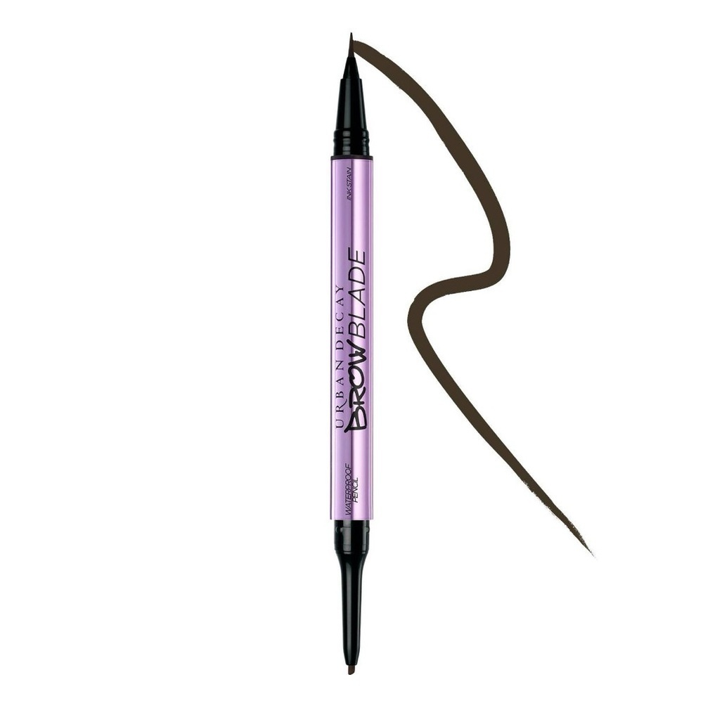 🆕 URBAN DECAY Brow Blade Waterproof Eyebrow Pencil & Ink Stain DARK DRAPES NIB